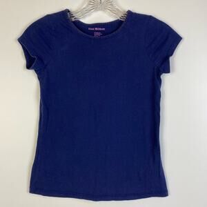 ISAAC MIZRAHI GIRLS NAVY T-SHIRT SIZE M